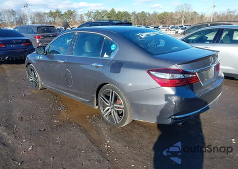 2017 Honda Accord Sport Se z USA, uszkodzony, nr VIN 1HGCR2F14HA277157